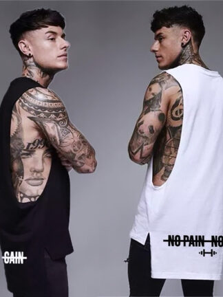 Camisilla estampada cola de pato en algodón Grueso y Lycrado