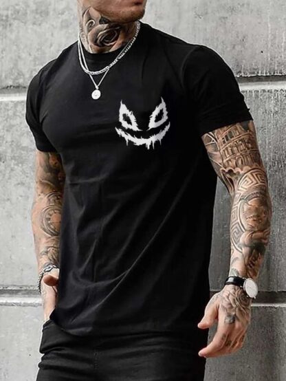 Camiseta estampada en Algodón Grueso y lycrado