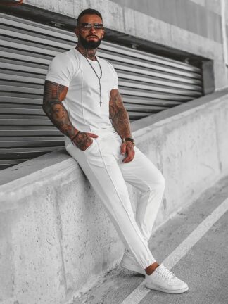 Set de Camiseta + Sudadera en algodón Grueso y Lycrado