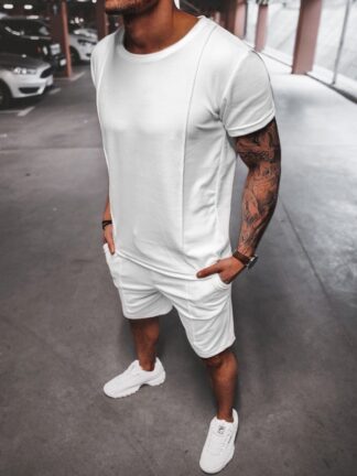 Set de Camiseta + Pantaloneta en Algodón Grueso y Lycrado