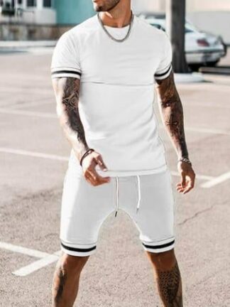 Set de Camiseta + Pantaloneta en algodón Grueso y Lycrado