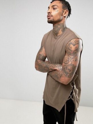 Camisilla con Ojaletes de algodón Grueso y Lycrado