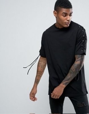 Camiseta con ojaletes en algodón Grueso y Lycrado